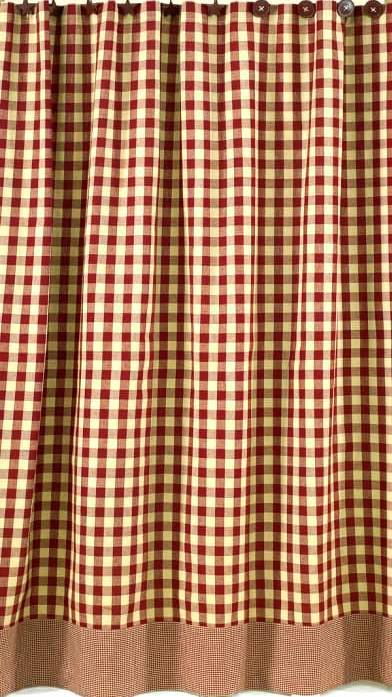 Park Designs York Shower Curtains, 72 x 72 Inches 3 Colors Wine, Hunter, Navy - Olde Church Emporium