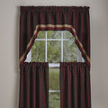 Park Dorset Lined Swag Pair  72 x 36 Inches Bordered Plaid