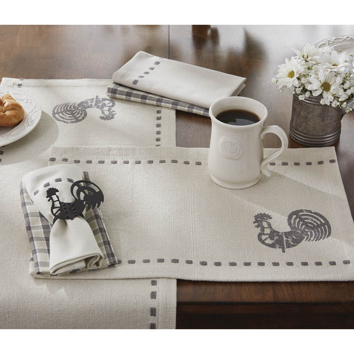 Park Folk Rooster Table Runner 13 x 54 Inches Country, Farmhouse, Rustic, Cabin