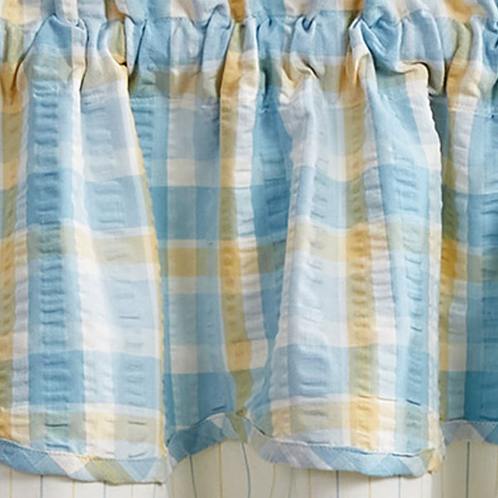 Park Forget Me Not Lined Layered Valance 72 x 16 Inches Country, Farmhouse, Rustic, Cabin Item #3986-471