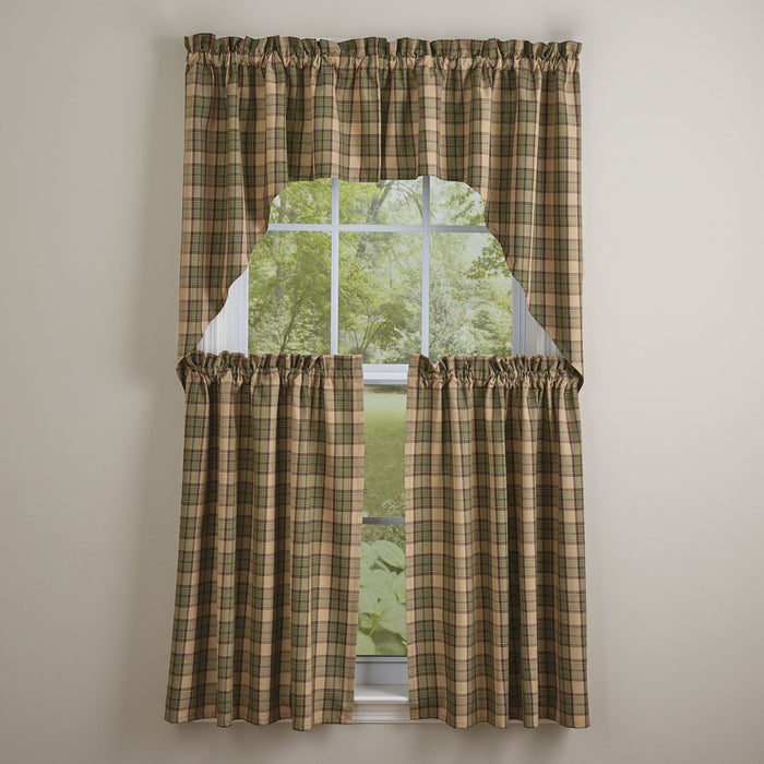 Park Sequoia Plaid Swag Pair 72 x 36 Inches