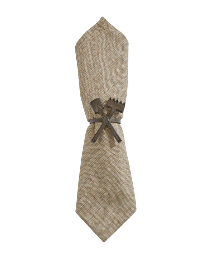 Park Shovel and Rake Napkin Rings