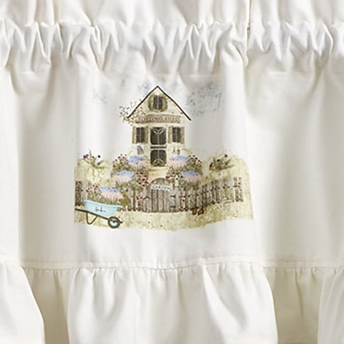 Park Spring Garden Unlined Valance 60 x 14 Inches Country, Farmhouse, Rustic, Cabin Item #3990-470