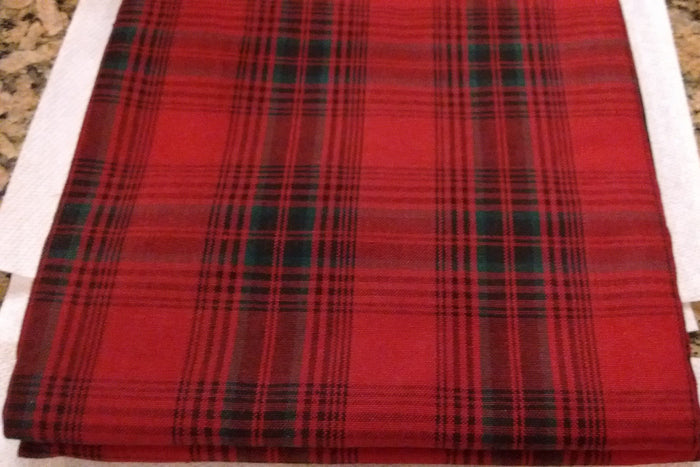 Park Design Tartan Plaid Tablecloth 54 Inches Square - Olde Church Emporium