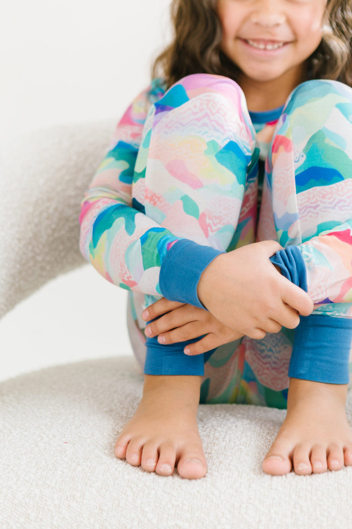 Pastel Peaks- Two-Piece Set