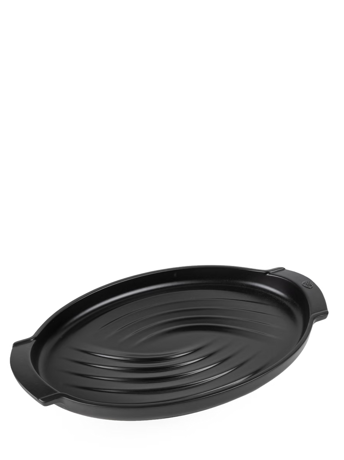 Peugeot Grill to Table Oval Ceramic Grill Dish / 41 cm / 16 " - Balck