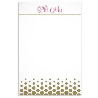 Phi Mu Notepad - CLEARANCE