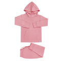 Pink Peony Hooded Jogger Set