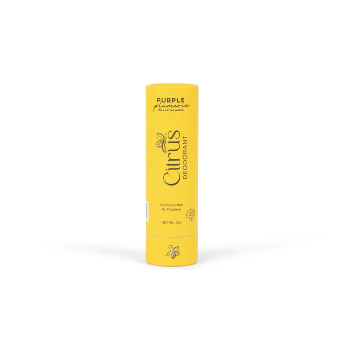 Plastic-Free Deodorant – Aluminum & Paraben-Free – Jasmine, Citrus & Peach Berry Scents