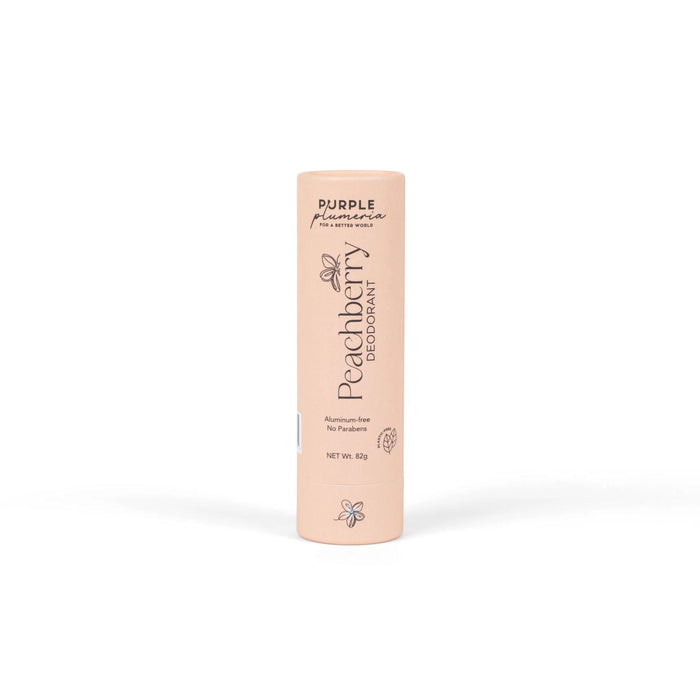 Plastic-Free Deodorant – Aluminum & Paraben-Free – Jasmine, Citrus & Peach Berry Scents
