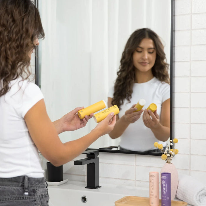 Plastic-Free Deodorant – Aluminum & Paraben-Free – Jasmine, Citrus & Peach Berry Scents