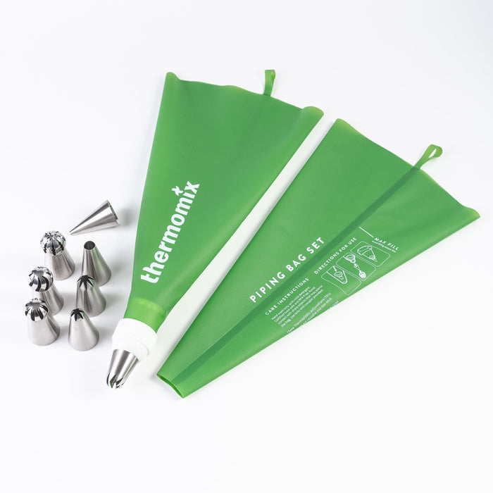 Thermomix Reusable Piping Bag Set with Nozzles