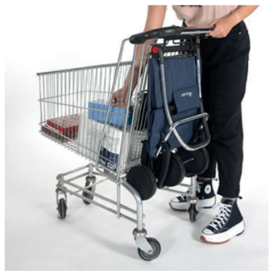 Rolser I-Max MF Logic 2 Wheels Folding Shopping Trolley - Red