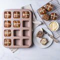 TheMix Shop Bakeware Rose Gold Brownie Pan