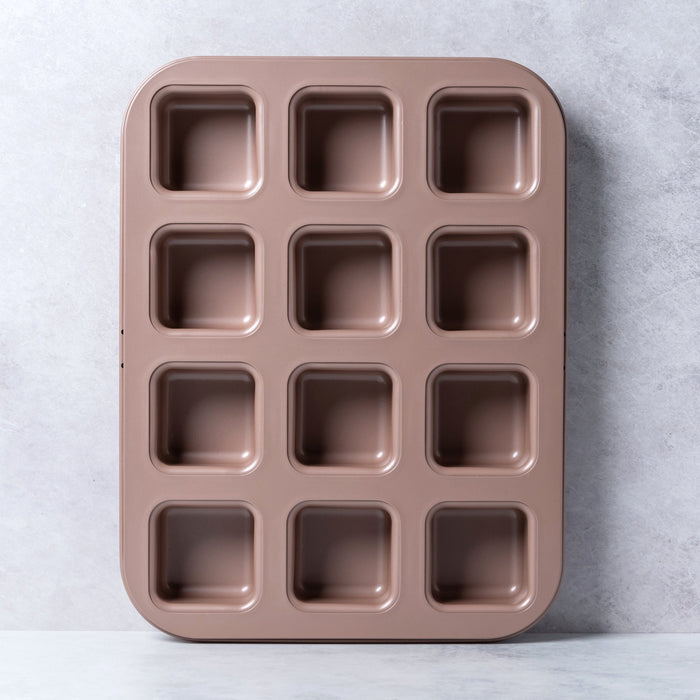 TheMix Shop Bakeware Rose Gold Brownie Pan