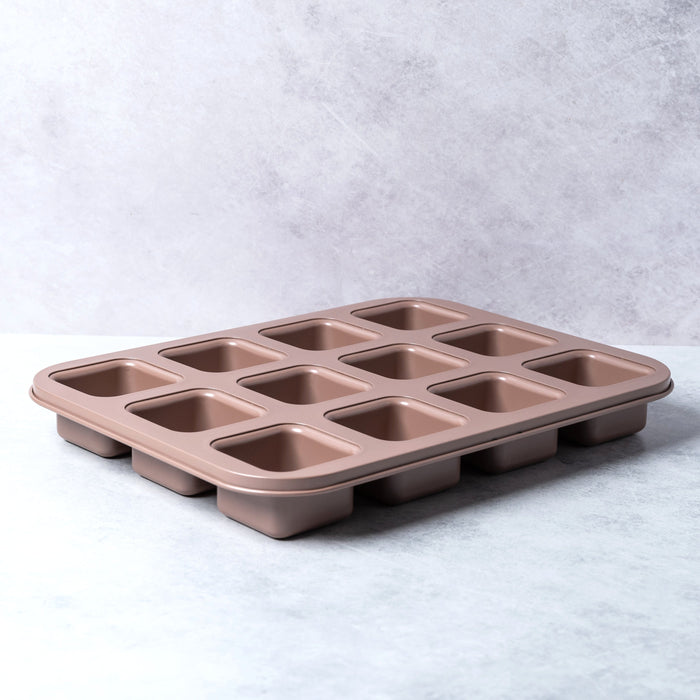 TheMix Shop Bakeware Rose Gold Brownie Pan