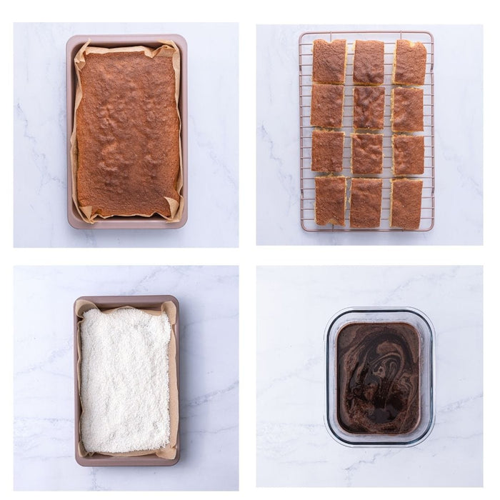 TheMix Shop Bakeware Rose Gold Lamington Tray