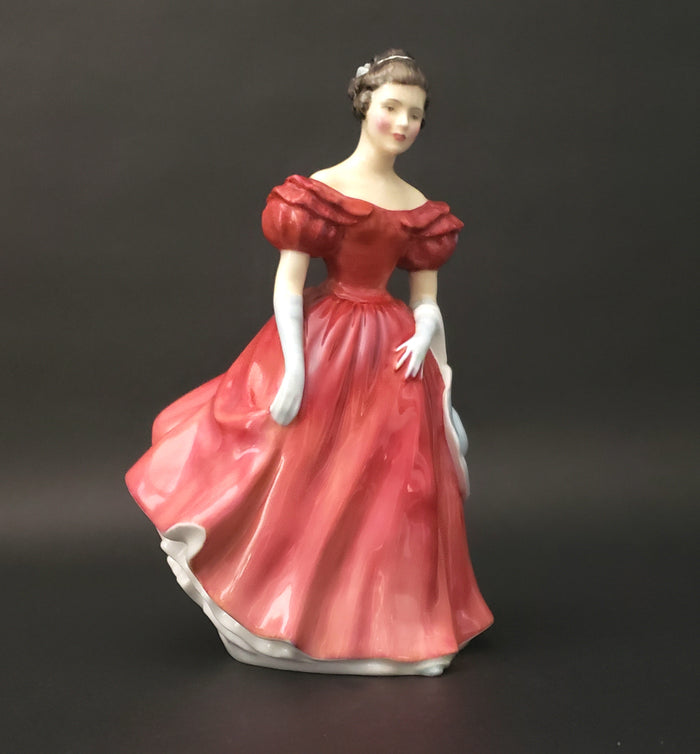 Royal Doulton "Winsome" Lady Red Dress Figurine HN2220