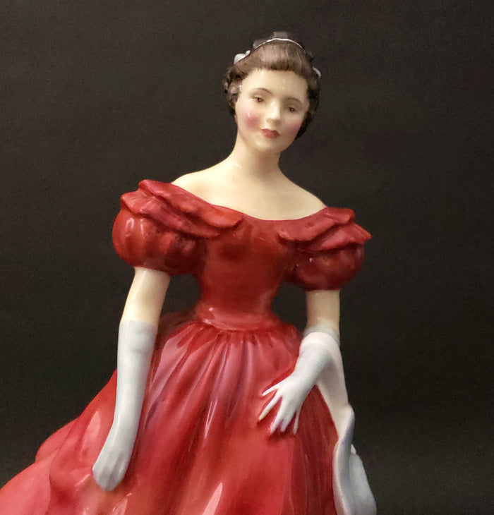 Royal Doulton Lady Figurine WINSOME Red Dress HN2220