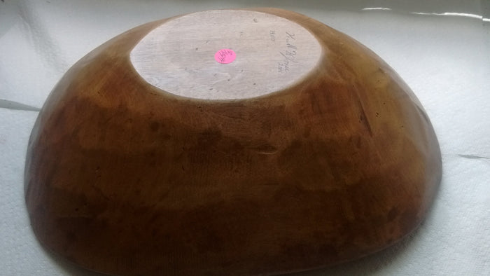 Rustic Primitive Hand Made Signed Wooden Bowls in Round Style Rectangular Style - Olde Church Emporium