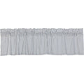 Sawyer Mill Blue Ticking Stripe Lined Window Valances 2 Sizes Farmhouse Country
