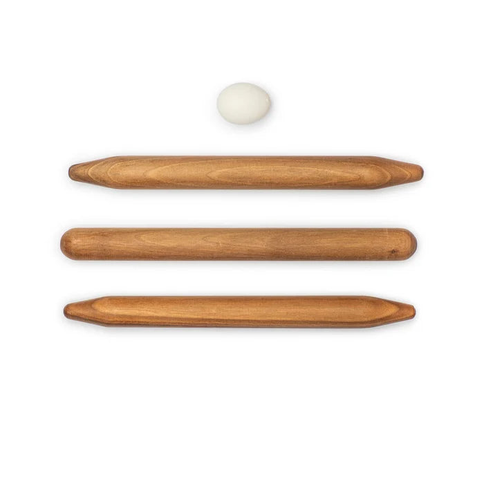 Scanwood Solid Rolling Pin - Beech or Walnut