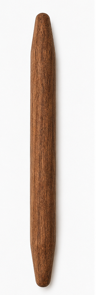 Scanwood Solid Rolling Pin - Beech or Walnut