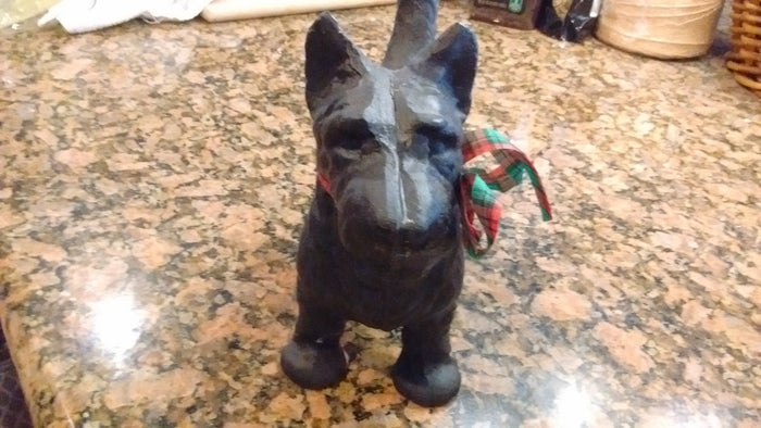Scottie Dog Door Stop - Solid 3 Dimensional Cast Iron Dog - Olde Church Emporium