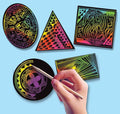 Scratch Art® Classroom Packs - Scratch Art Geometric Scratchin' Shapes; Group Pack [Home Decor]- Olde Church Emporium