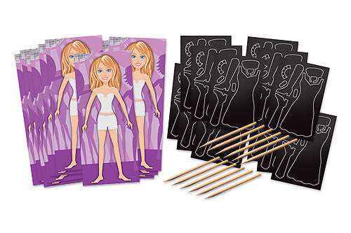 Scratch Art® Classroom Packs - Scratch Art® Party Pack - Fashion [Home Decor]- Olde Church Emporium