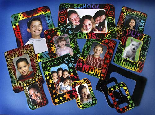 Scratch Art® Classroom Packs - Scratch Art Photo Frames Group Pack [Home Decor]- Olde Church Emporium