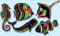 Scratch Art® Classroom Packs - Scratch Art Sea Life Scratchin' Shapes Group Pack [Home Decor]- Olde Church Emporium