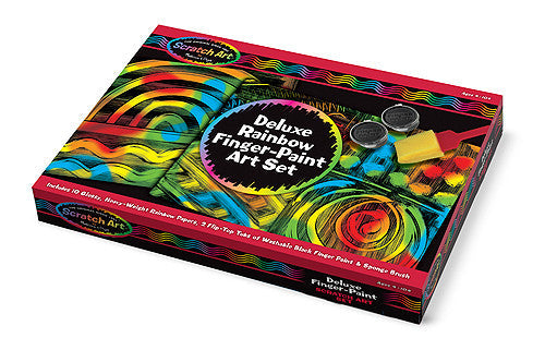 Scratch Art® Deluxe Rainbow Finger-Paint Set - Set Boxed Kits [Home Decor]- Olde Church Emporium