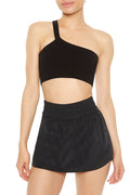 Seamless One-Shoulder Sports Bra