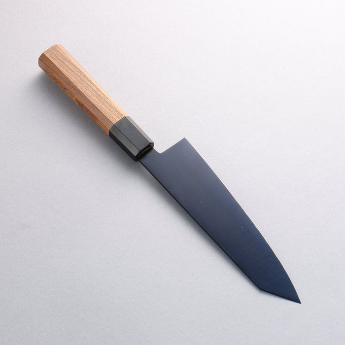 Seisuke SK-85 Ion plating Kiritsuke Santoku 180mm Teak (ferrule: Black Plastic) Handle - Seisuke Knife