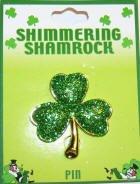 Shimmering Shamrock Novelties - Pin, Pendant, Earrings, Keychain - Olde Church Emporium