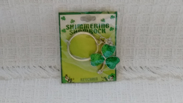 Shimmering Shamrock Novelties - Pin, Pendant, Earrings, Keychain - Olde Church Emporium