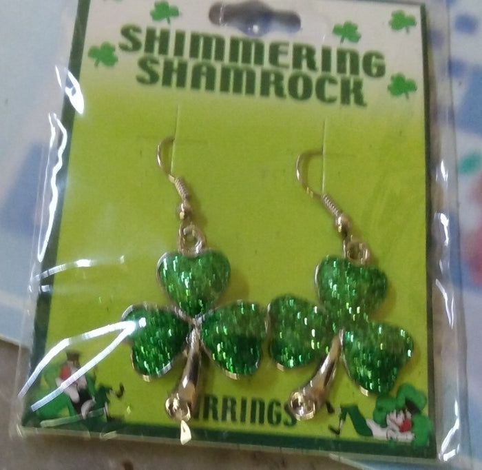 Shimmering Shamrock Novelties, Earrings, Pendants, Keychains