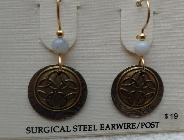 Silver Forest Hand Crafted Earrings Made in USA - Item E6400 - Olde Church Emporium