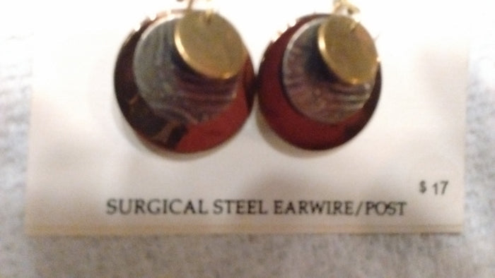 Silver Forest Hand Crafted Earrings Made in USA - Item NE 0232 - Olde Church Emporium