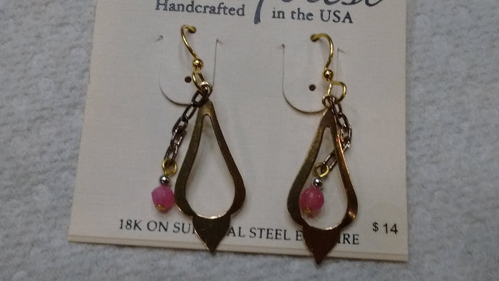 Silver Forest Hand Crafted Earrings Made in USA - Item NE0890 - Olde Church Emporium