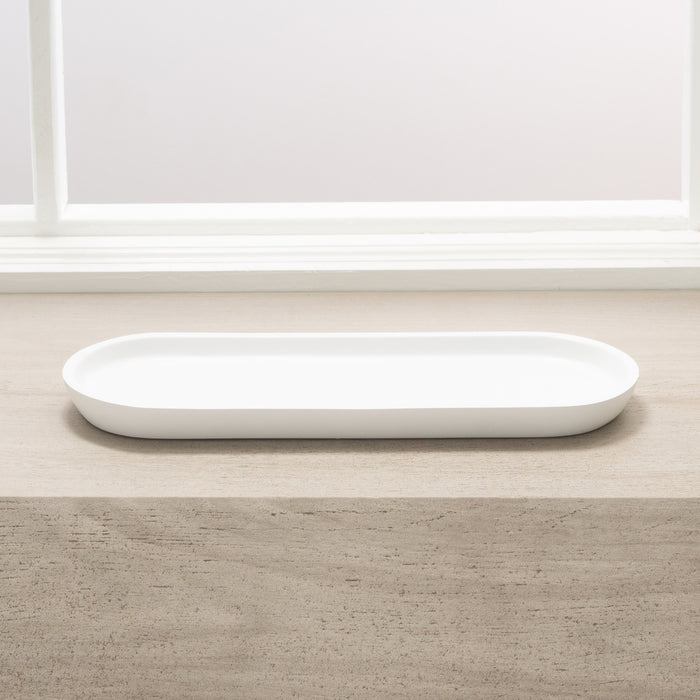 Sophia Resin Tray - White