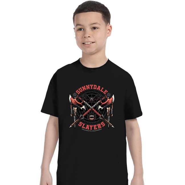 Daily_Deal_Shirts T-Shirts, Youth / XS / Black Sunnydale Crest