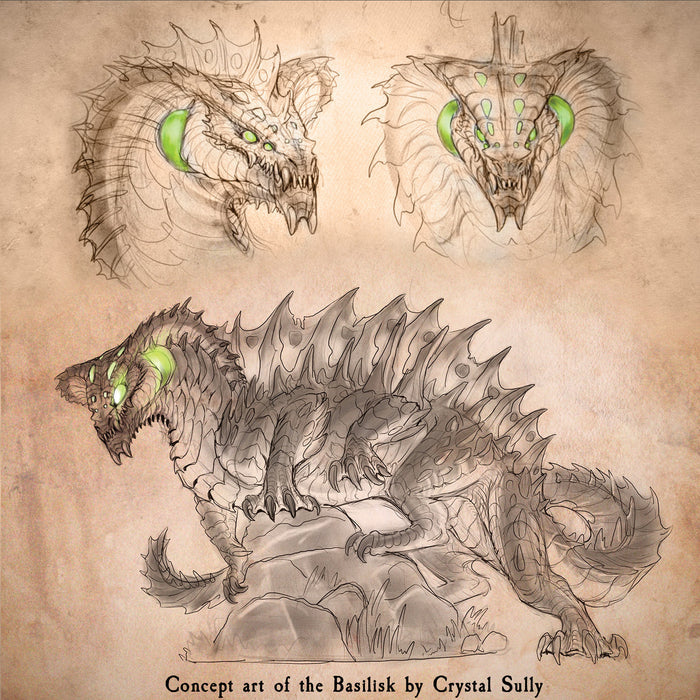 Swamp Basilisk (Unpainted)