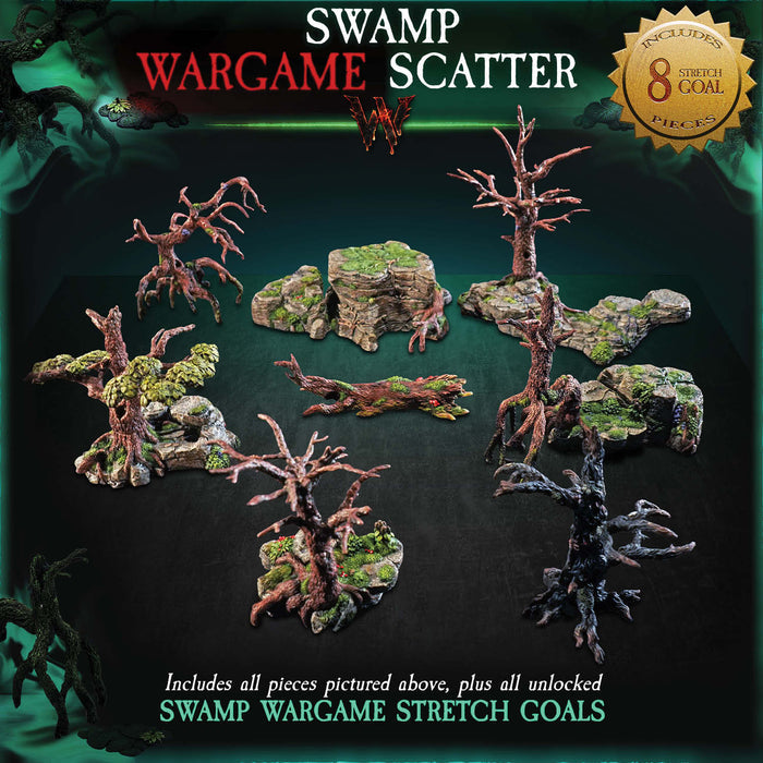 Swamp Wargame Scatter (Unpainted)