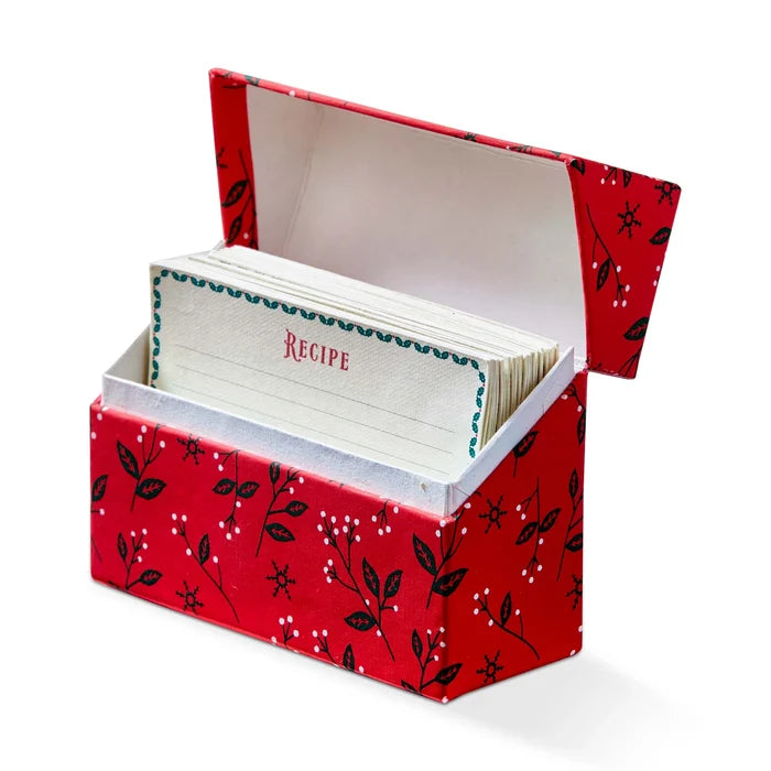 TAG Tis The Season Recipe Cards With Box