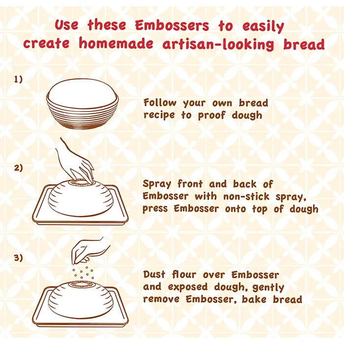 Talisman Bread Embosser Set