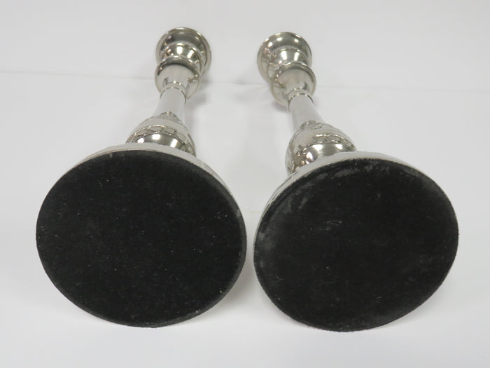Tall Embossed Candlesticks