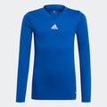 adidas TEAM BASE Long Sleeve Tee | Royal Blue | Kid's