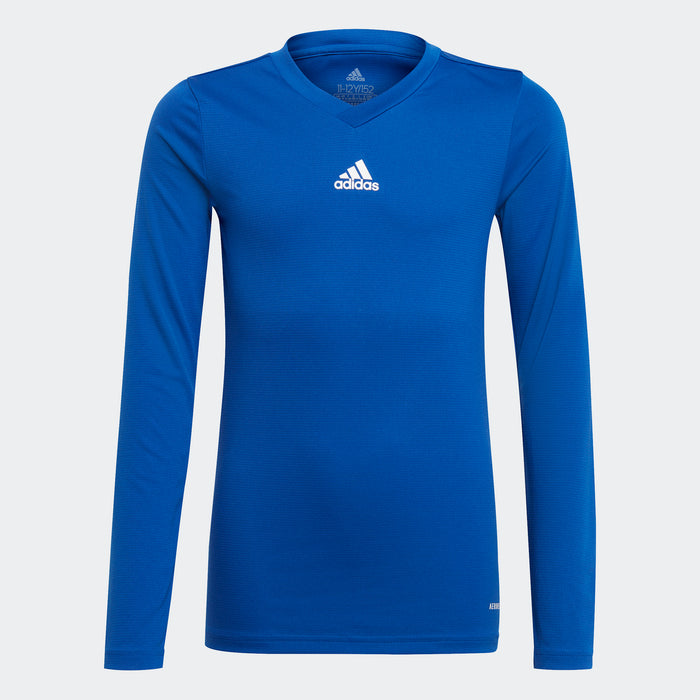 adidas TEAM BASE Long Sleeve Tee | Royal Blue | Kid's